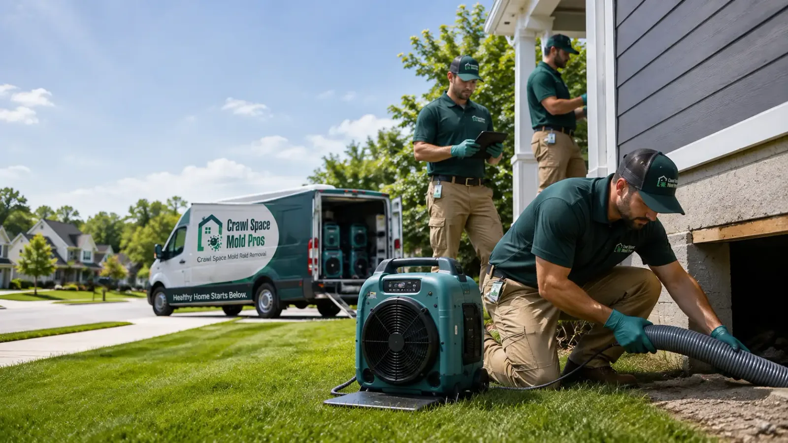 Crawl Space Mold Removal in Worth, MO